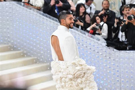 Bad Bunny Wore a Backless Jacquemus Suit at the 2023 Met Gala - Fashionista