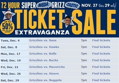 Memphis Grizzlies Tickets Home Game Half Price