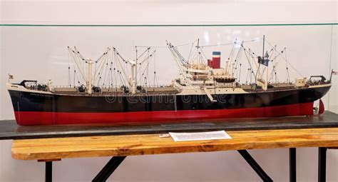 Scale Model of Ship in Maritime Museum Display Editorial Stock Image - Image of editorial ...