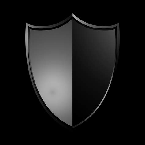 Download free vector of Black Baroque shield elements vector by Niwat ...