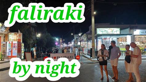 faliraki by night - YouTube