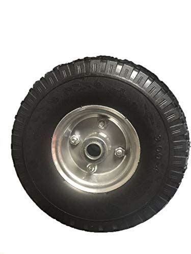 PU Hand Truck Wheel, 3.00-4 / 85 x 260 mm, Solid Rubber Wheel, Spare Wheel, Tubeless, Puncture ...