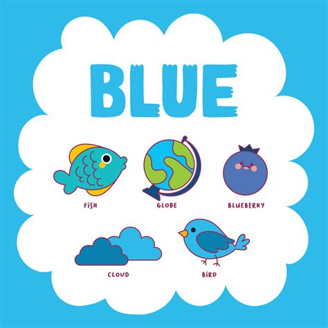 flat design vector color blue object illustration collection set 30530484 Vector Art at Vecteezy