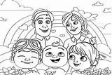 Nina Cocomelon Coloring Pages  Free Printable sketch template