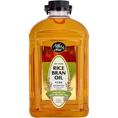 Alfa One Rice Bran Oil 4l | Woolworths