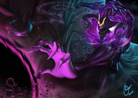 Dark Star Thresh Splash art by maxgags on DeviantArt