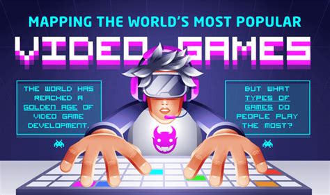 Mapping The World's Most Popular Video Games - Shit Hot Infographics