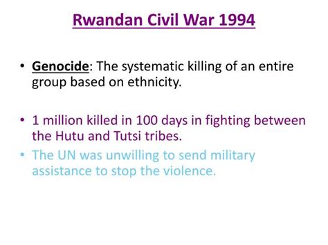 PPT - Rwandan Civil War 1994 PowerPoint Presentation, free download ...