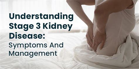 Understanding Stage 3 Kidney Disease: Symptoms and Management