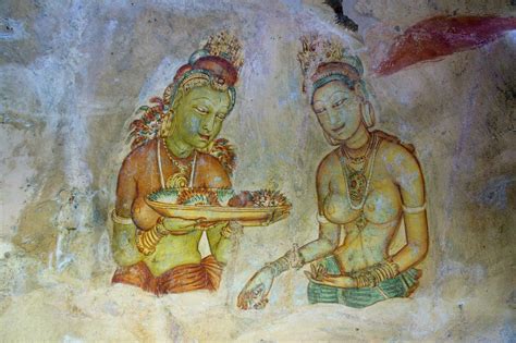 Sri Lankan rock Paintings Sigiriya | Sigiriya (Lion's rock, … | Flickr