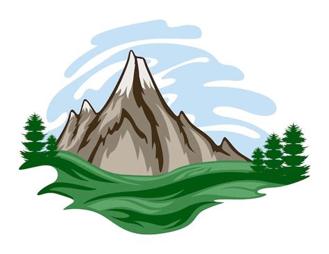 Premium Vector | Mountain vector art