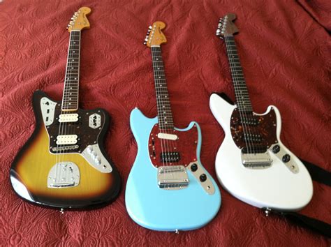 Fender Japan Jaguar, Mustang, Jagstang. All Kurt Cobain guitars. | Nice Kurt Cobain guitars ...