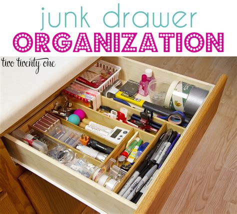 Junk Drawer Organization