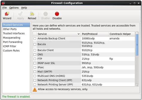 Basic RHEL 6 Firewall Configuration - Techotopia