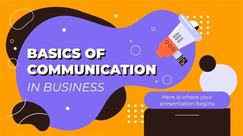 Basics of Communication in Business | Google Slides and PPT