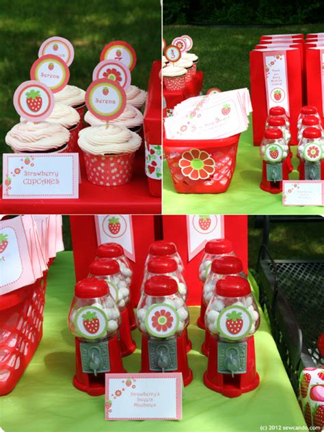 DIY Strawberry Shortcake Birthday Party Ideas - Party Ideas | Party Printables Blog