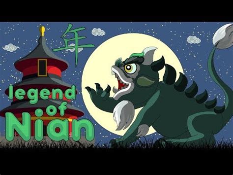 Story of Chinese New year. - Legend Of Nian 年 animation - YouTube ...