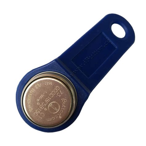 Dallas Key Fob for DS1990A-F5 with Blue Color Plastic Holder