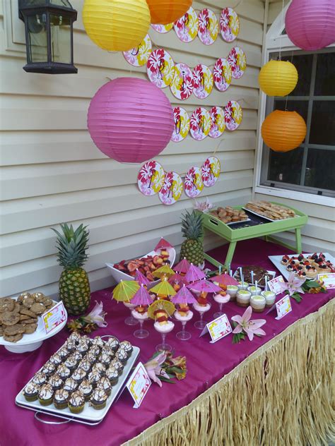 Pin by Samantha Candia on my parties | Hawaiian party theme, Hawaiian ...