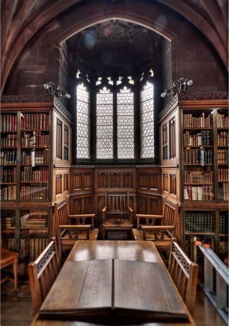 John Rylands Library Opened in 1900. Today this Late Victorian / Early Gothic style Library it ...