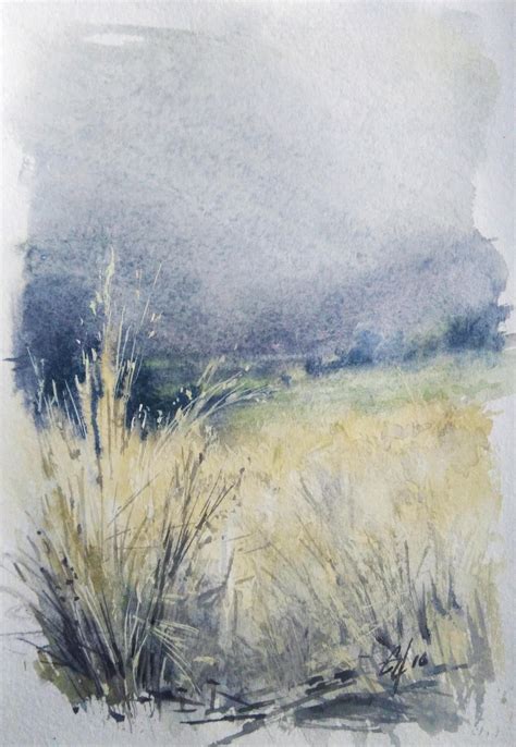 High grass. Watercolor. 2016. 21 x 15 cm. : r/Watercolor