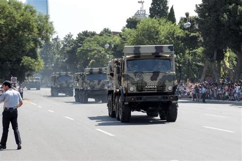 BAKU, AZERBAIJAN - JUNE 26 2018 - Military Parade in Baku, Azerbaijan ...