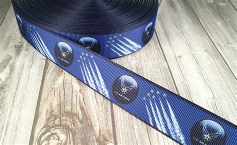 Air force ribbon Blue air force ribbon Military ribbon | Etsy