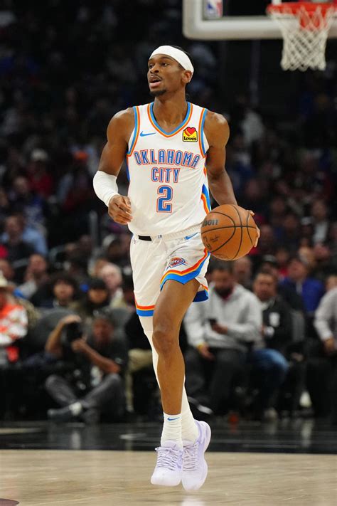 OKC Thunder guard Shai Gilgeous-Alexander ranks second in the MVP ladder