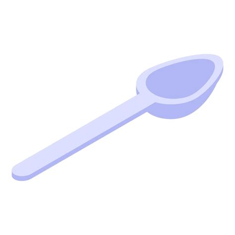 Premium Vector | Plastic spoon icon isometric of plastic spoon vector icon for web design ...