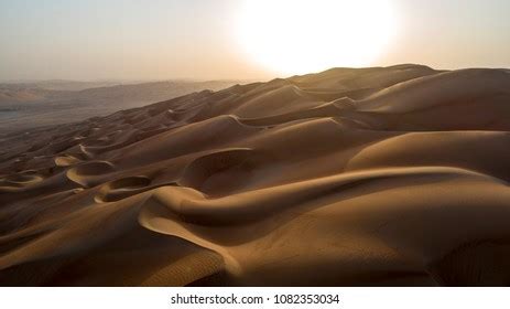 Aerial View Empty Quarter Desert Liwa Stock Photo 1082353034 | Shutterstock