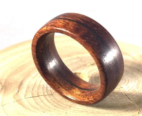 Mens Ring, Wooden Ring, Mens Wood Ring, Koa Wood Ring, Wood Wedding Band, Mens Wedding Band ...