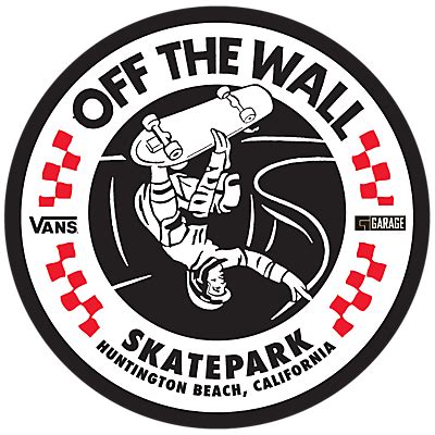 Skateparks - Huntington Beach | Vans stickers, Skate stickers, Vans off the wall