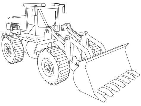 Excavator Coloring Page Excavator Coloring Page At Getdrawings Free For Personal Use ...