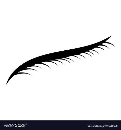 Eyelash logo icon design template Royalty Free Vector Image