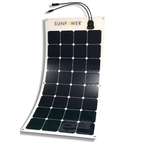 SunPower 100W Flexible Solar Panel | Boss Watt