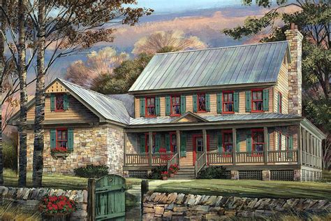 Rustic Country Home Plan with Marvelous Wraparound Porch - 32413WP | Architectural Designs ...