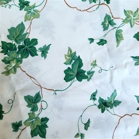 Vintage Waverly Cotton Fabric English Ivy The Garden Room 54" X 3 1/2+ Yards #Waverly Waverly ...