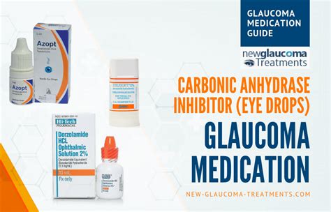 Medical Therapy for Glaucoma: Carbonic Anhydrase Inhibitor (CAI) Eye Drops | New-Glaucoma ...