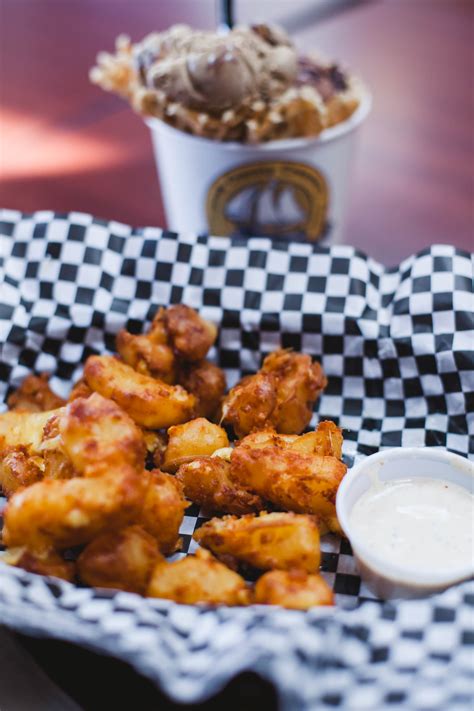 Funny Tinny | 360 Entertainment: [I ate] fried tillamook cheese curds