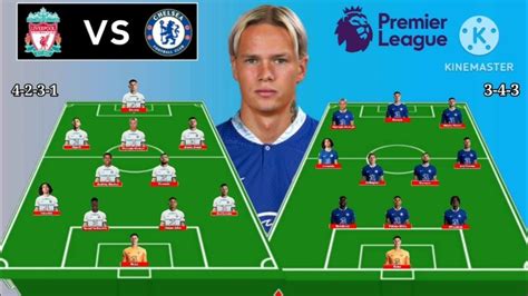 Debut Mykaylo Mudryk !! Liverpool vs Chelsea Line Up 4-2-3-1 Or 3-4-3 ...