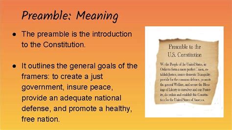 Structure of the Constitution Preamble Meaning The preamble