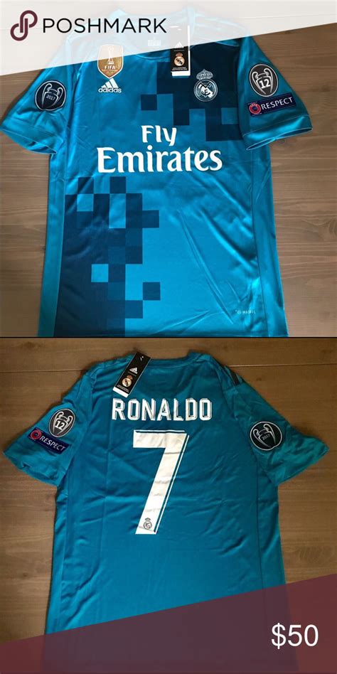 Real Madrid Ronaldo #7 blue Soccer jersey