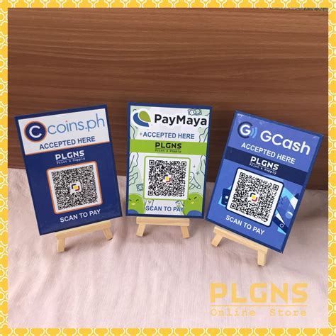 QR Code Stand | Scan Mini Board with wood easel | Shopee Philippines