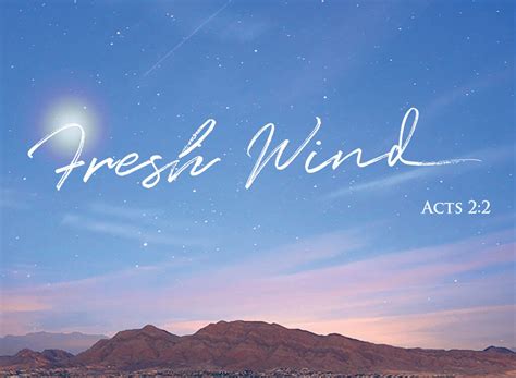 Fresh Wind - Mountaintop Faith Ministries