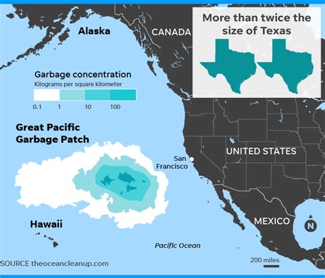 World's largest collection of ocean garbage is twice the size of Texas ...