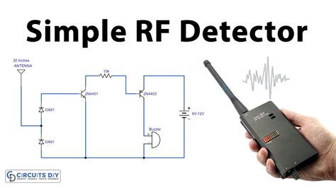 Simple RF Detector Circuit using Transistors