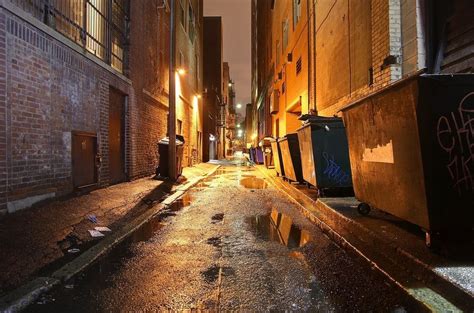 Pin by Darian June on Backgrounds and Landscapes | Dark alleyway ...