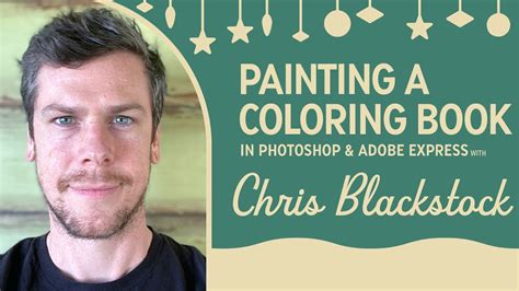 Painting in a Holiday-Themed Coloring Book in Photoshop with Chris Blackstock - YouTube
