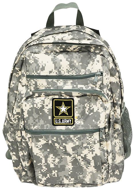 Official US Army Strong Military Backpack Bag Digital Camouflage Camo ...