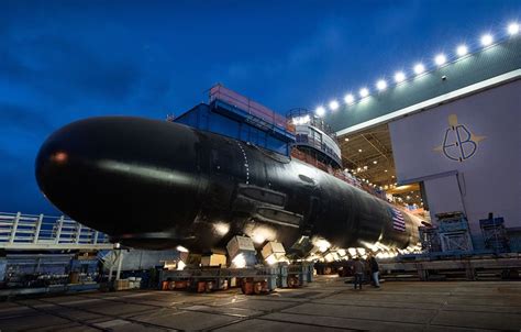 General Dynamics Electric Boat Rolls Out US Navy USS Oregon (SSN-793) Attack Submarine ...